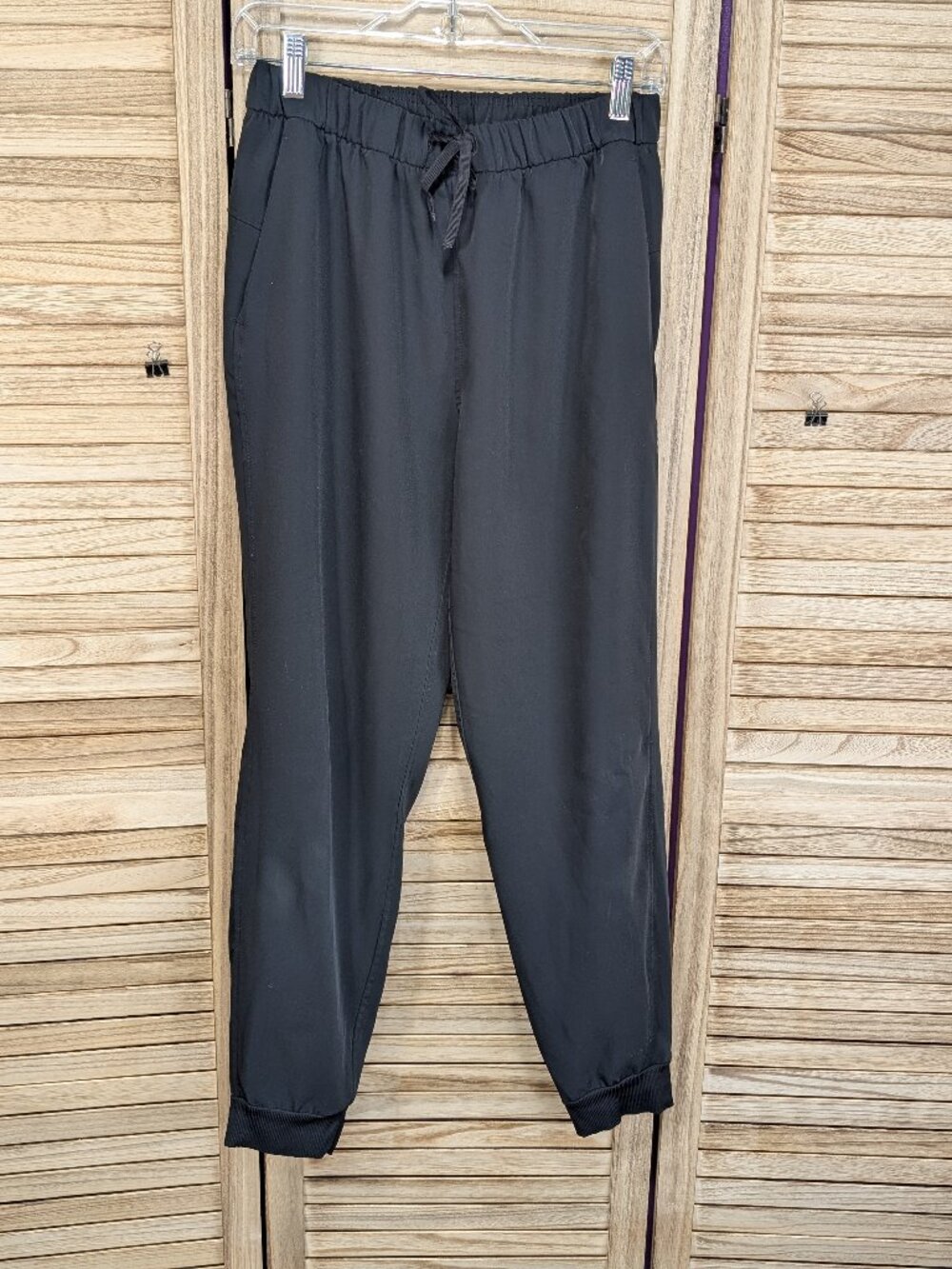 Avia Casual Drawstring Jogger Pants - Black Size Medium (8-10)